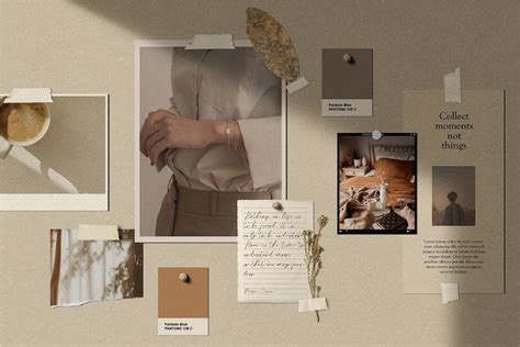 Moodboard Mockup Scene Creator | Aesthetic desktop wallpaper