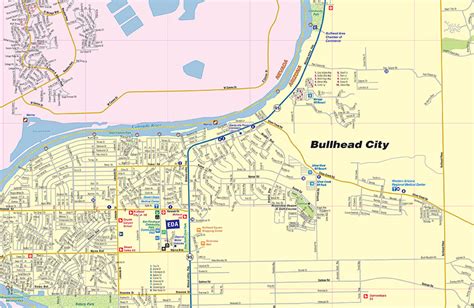 Bullhead City Az Map Community And Area Map Town