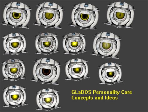 Glados Personality Core 1 By Lefuulei Art
