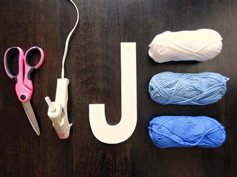 Ombre Yarn Wrapped Letters For Personalized Fun And Then