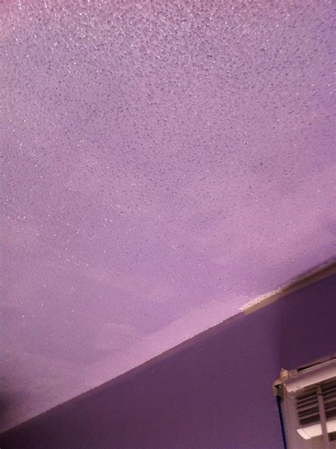 We Added Great Great Silver Glitter To Our Smokey Greypurple Ceiling