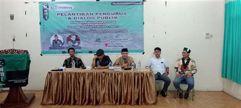 Pelantikan Dan Dialog Publik Hmi Mpo Medan Berikut Pesan Sejumlah