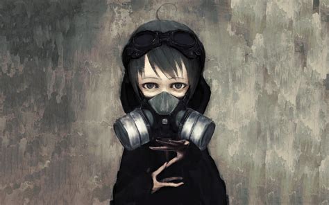 Gas Masks Anime 1680x1050 Wallpaper High Quality