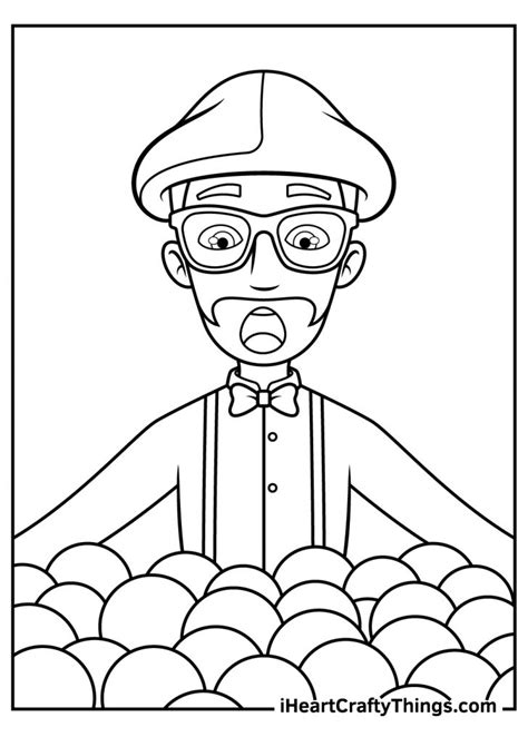 Blippi Character Coloring Pages 100 Free Printables