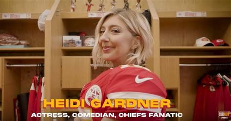 Heidi Gardner Helps Latest Kansas City Chiefs Hype Video