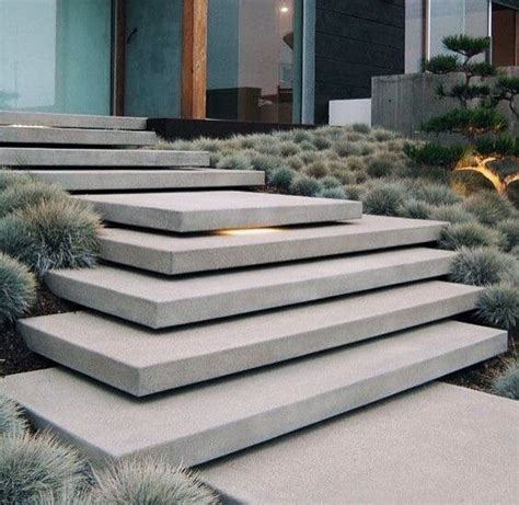 52 Concrete Walkway Ideas For Your Outdoor Space In 2024 Patio Stairs