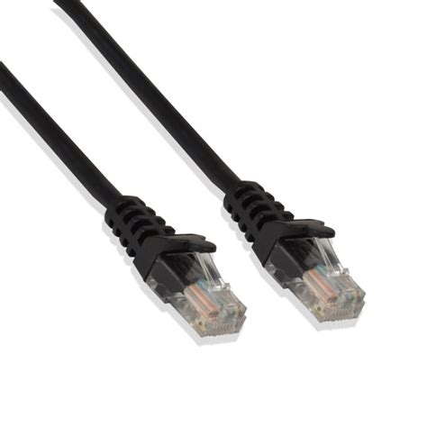 An rj45 connector is a modular 8 position, 8 pin connector used for terminating cat5e patch cable or cat6 cable. 100FT Cat5e Black Ethernet Network Patch Cable RJ45 Lan Wire 100 Feet - Walmart.com - Walmart.com