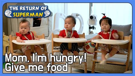 Mom Im Hungry Give Me Food The Return Of Superman Ep439 1 Kbs World Tv 220724 Youtube