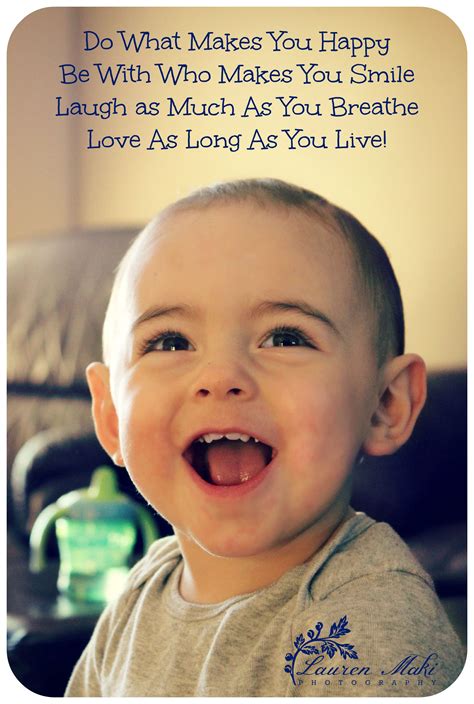 Live Love Laugh Happy Boy Baby Toddler Smile Laughing Smiling