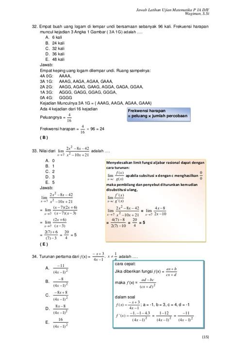 Latihan Soal Matematika Smk Materisekolah Github Io