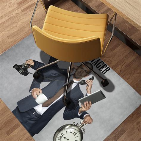Chair mats provide both comfort and floor protection. Home & Office 3D Décor Floor Protector Chair Mat ...