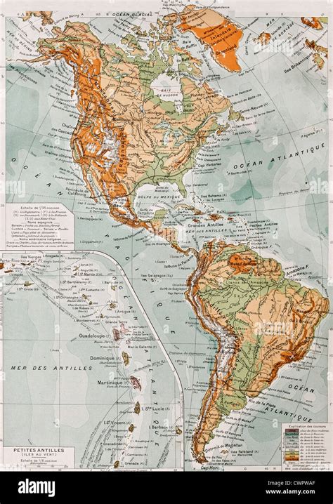 Mapa America Fisico