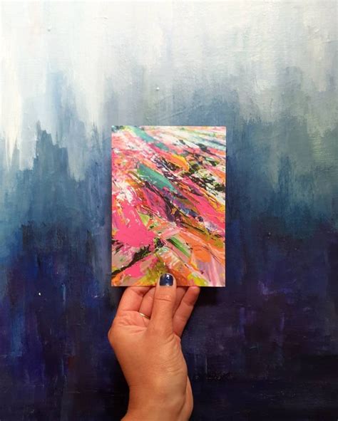 Vibrant Abstract Card By Artist Colourful Greeting Card For Etsy Uk