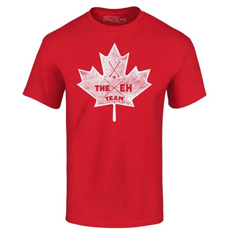 Canada Leaf The Eh Team Canadian Pride T Shirt Etsy