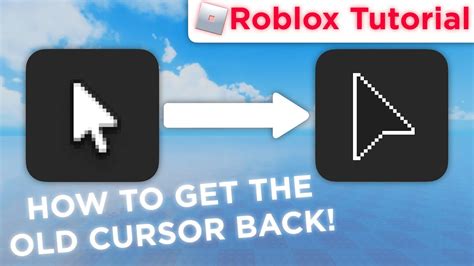 Tutorial How To Change The New Roblox Mouse Cursor Back To The Old