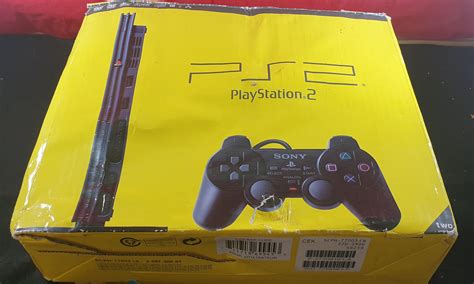 Boxed Sony Playstation 2 Ps2 Scph 77003 Slim Console With Memory Car