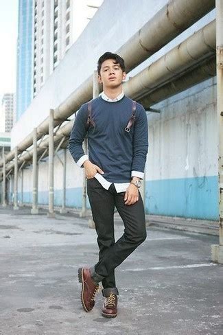 How To Wear Black Jeans With Brown Leather Boots For Men (115 looks