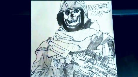 Modern Warfare Ghost Drawing Reupload Youtube