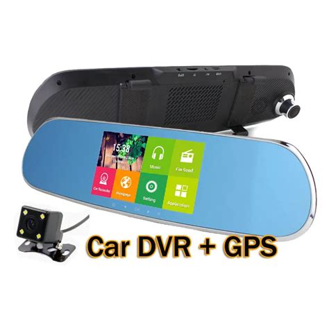 Wifi Android Vehicle Car Dvr Gps Navigation Rearview Mirror Dashcam