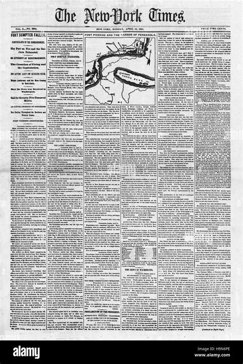 American Civil War Newspaper Hi Res Stock Photography And Images Alamy