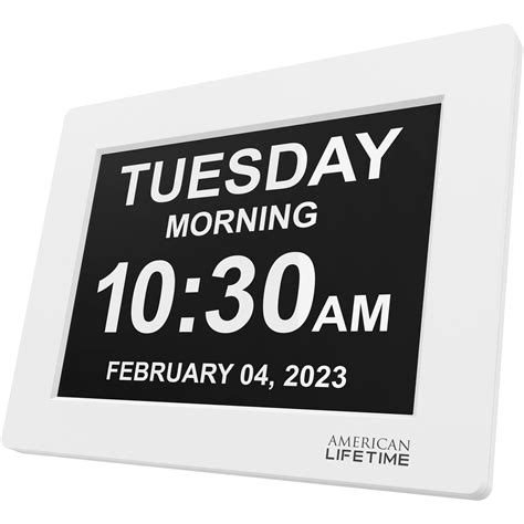 Buy American Lifetime 【New 2023】 Dementia Clock Large Digital Clock for