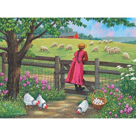 Wool Gathering 1000 Piece Jigsaw Puzzle Bits And Pieces
