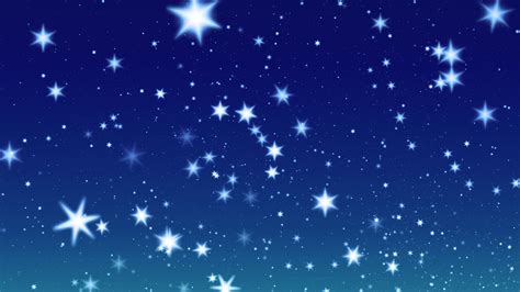 White Stars In Blue Sky Background Hd Christmas Star Wallpapers Hd