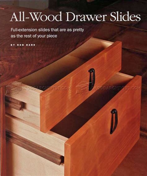 2776 Diy Wooden Drawer Slides Drawer Construction Mobilier De