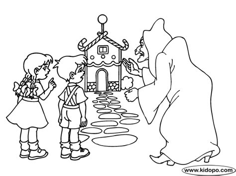 Early the next morning before they awoke she got up went to their beds and looked at the two of them lying there so peacefully with. Hansel and Gretel 2 coloring page