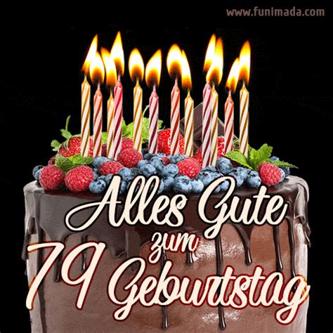 Alles Gute Zum 79 Geburtstag Schokoladenkuchen 