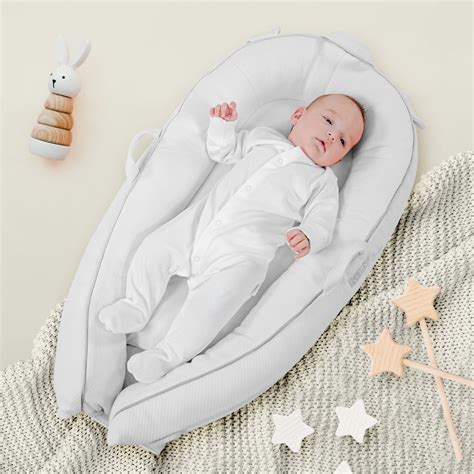 Kally Sleep Baby Nest Pillow 0 8 Months Grey Costco Uk