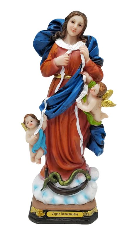 Buy 12 Inch Virgen Desatanudos Imagen Estatua Virgin Mary Untier