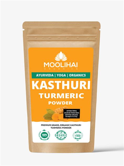 Kasthuri Turmeric Powder 100g Curcuma Aromatica Moolihai Com