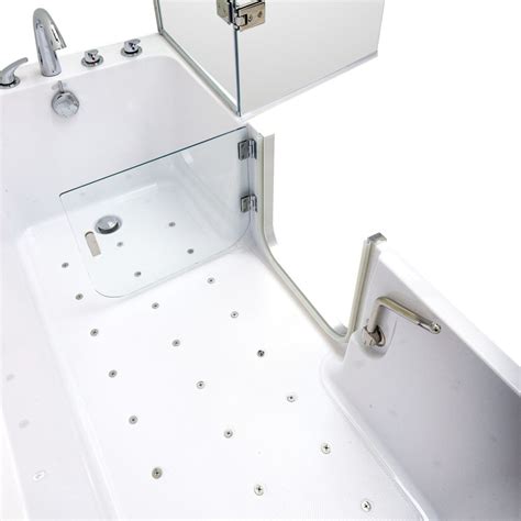 Ella S Bubbles Laydown 32x72 Walk In Tub With Shower Screen La3272 Vital Hydrotherapy