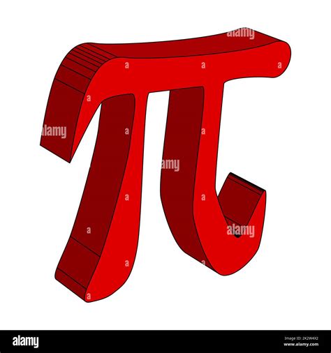 Pi The Constant In 3d Stock Photo Alamy