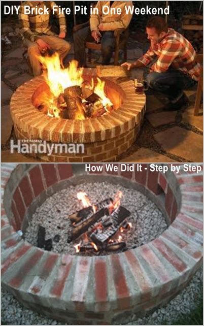 You can buy a barbecue grill from local store and set it up in almost any space of your home's outdoor, but here we recommended you to build your own brick barbecue in backyard. DIY Brick Fire Pit in One Weekend | The Daily Diffuser Blend