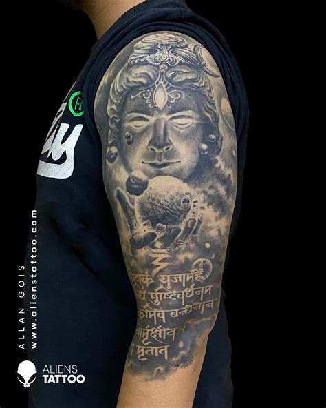 Shiva Tattoo By Allan Gois At Aliens Tattoo India On Behance