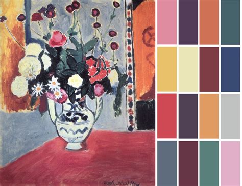 Colour Palette Matisse Matisse Paintings Matisse Art Henri Matisse