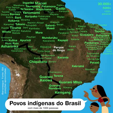 Indigenous Peoples Of Brazil Maps On The Web