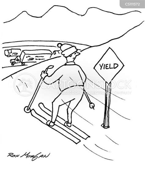 Skiing Cartoons And Comics Funny Pictures From Cartoonstock