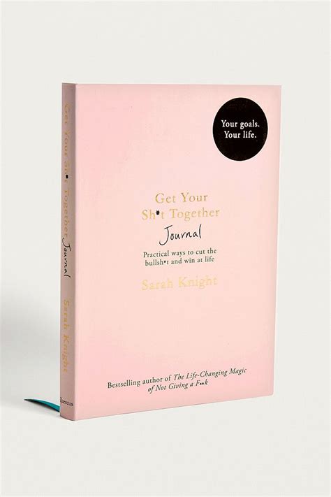 Get Your Sht Together Journal By Sarah Knight Urban Outfitters Uk