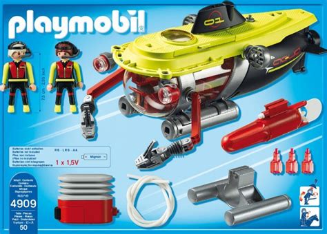 Playmobil 4909 Submarino De Alta Mar Con Motor