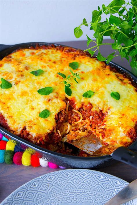 En grateng er perfekt hverdagsmat. Pastagratäng Köttfärs Pesto
