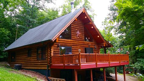 Paint Creek Lodge 5 Bedroom Log Cabin With Hot Tub Jacuzzi