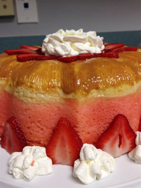 Strawberry Flan Jello Cake Artofit