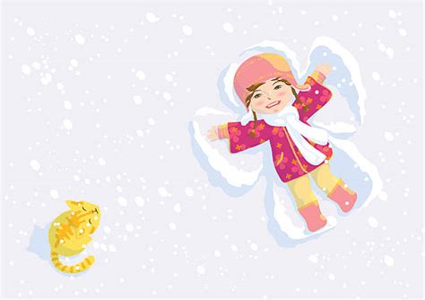 Snow Angel Illustrations Royalty Free Vector Graphics And Clip Art Istock