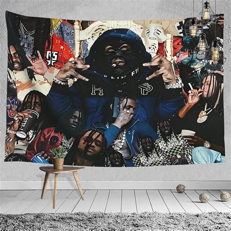 Amazon.com: EVNOI Chief Keef Tapestry Wall Hanging,Rapper Hiphop