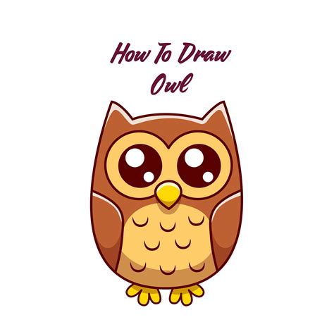 How To Draw An Owl Step By Step Easy Drawing Tutorial For