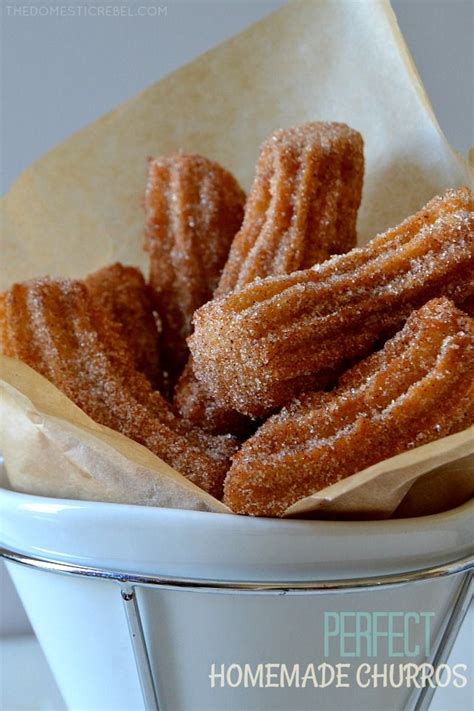 Perfect Homemade Churros Recipe Homemade Churros Churros Recipe