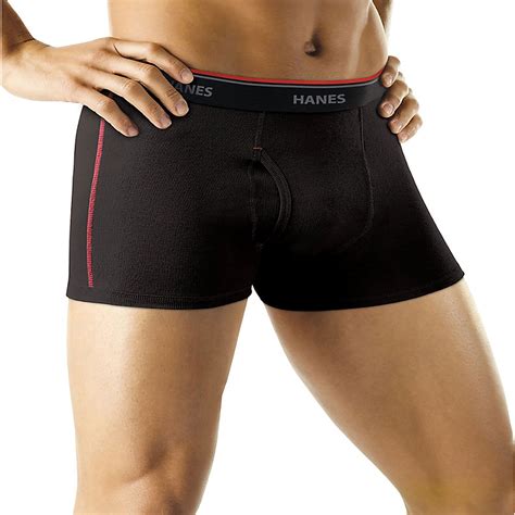 Hanes Men S Cool DRI Short Leg Boxer Briefs Comfort Waistb 5 Pack
